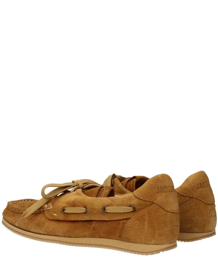 Jacquemus Brown Leather Slip-On Loafers