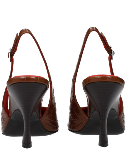 Stella McCartney Brown Leather High Heel Pumps