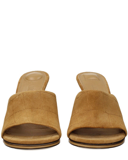 Jacquemus Brown Leather Stiletto Heel Sandals