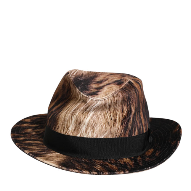 Dolce & Gabbana Multicolor Cotton Blend Fedora Capello Men Hat