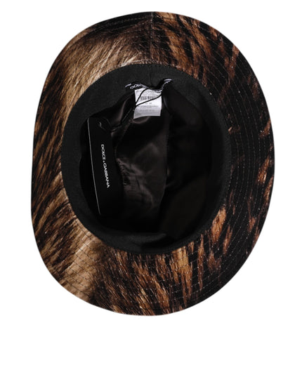 Dolce & Gabbana Multicolor Cotton Blend Fedora Capello Men Hat