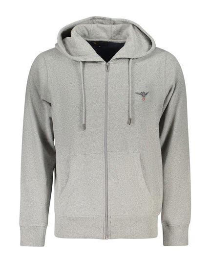 Accademia Militare Gray Cotton Men Hoodie