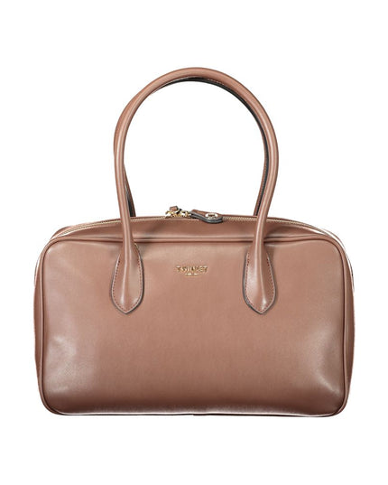 Twinset Brown Polyethylene Women Handbag