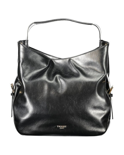 Twinset Black Polyethylene Women Hobo Bag