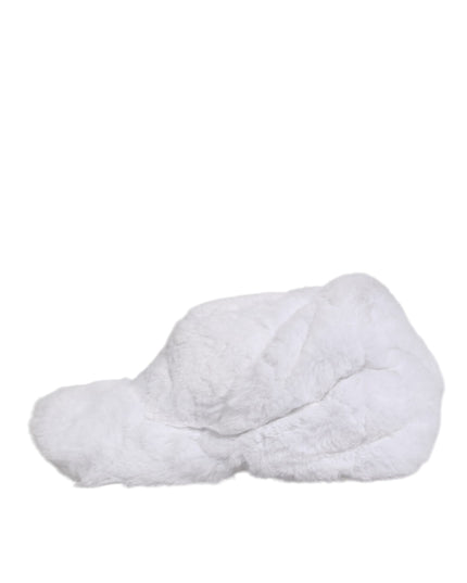 Dolce & Gabbana White Modacrylic Rapper Men Baseball Capello Hat