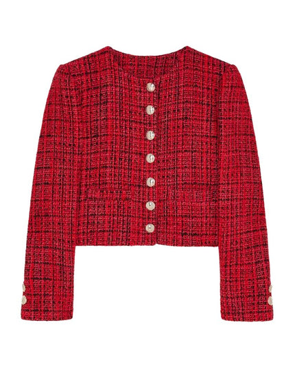Patrizia Pepe Red Polyester Blazer