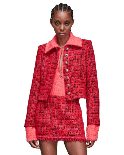 Patrizia Pepe Red Polyester Blazer