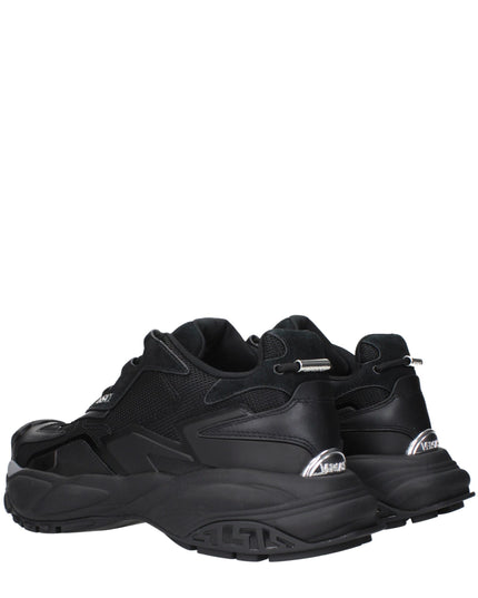Versace Black Fabric Athletic Sneakers
