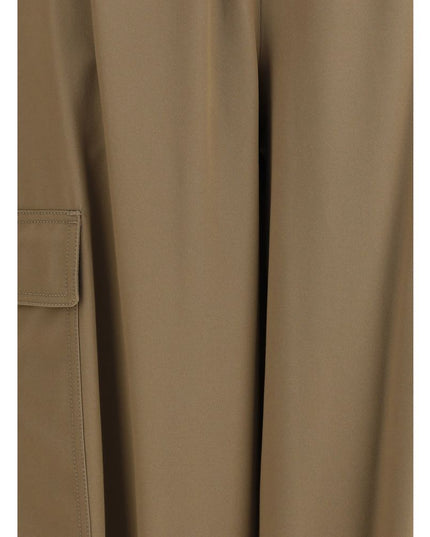 Max Mara Beige Cotton Cargo Pants