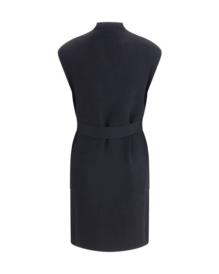 Max Mara Black Viscose Coat