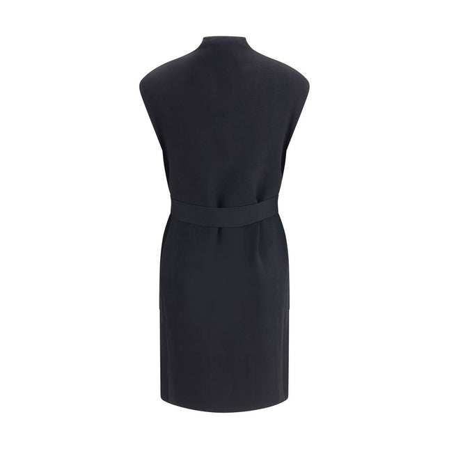 Max Mara Black Viscose Coat