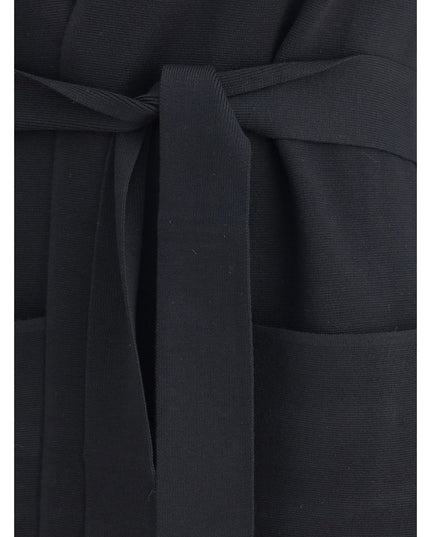Max Mara Black Viscose Coat