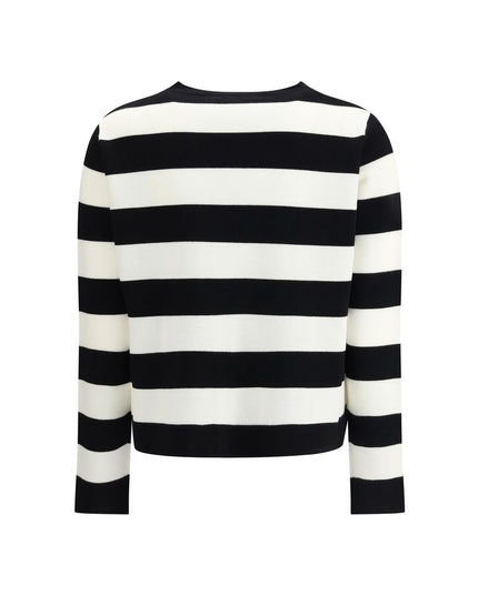 Max Mara Black Fleece Wool Sweatshirt