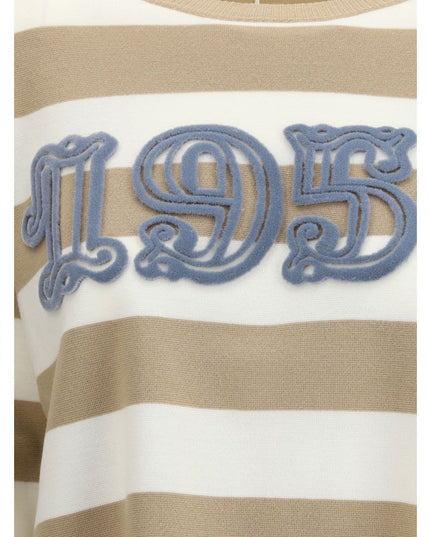 Max Mara Beige Fleece Wool Sweatshirt