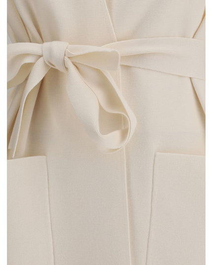 Max Mara Cream Viscose Coat