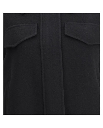 Max Mara Black Wool Cloacks