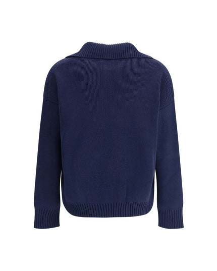 Max Mara Blue Cotton Sweatshirt