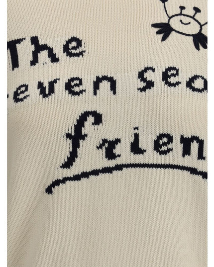 Max Mara Cream Cotton Sweatshirt