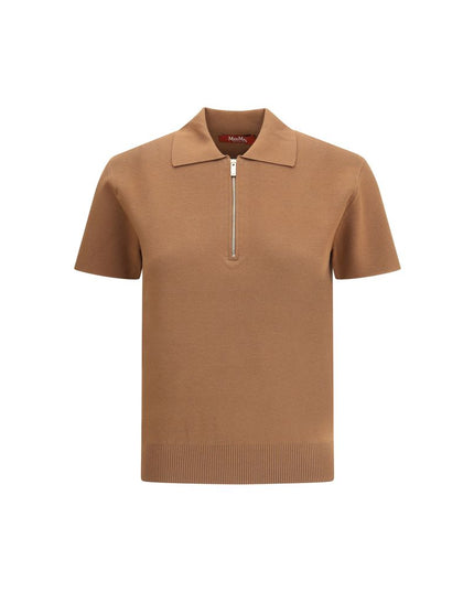 Max Mara Brown Viscose Pattern Shirt