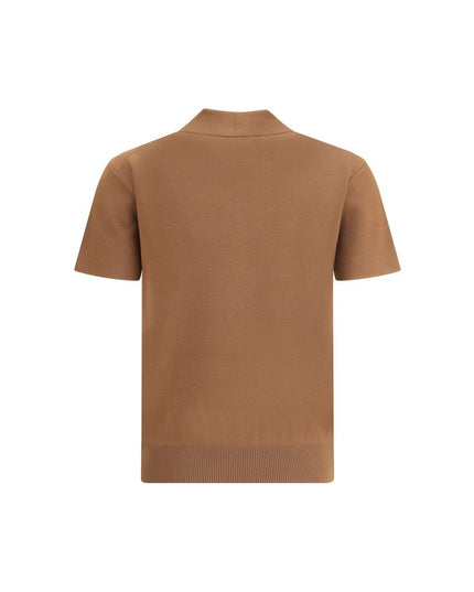 Max Mara Brown Viscose Pattern Shirt