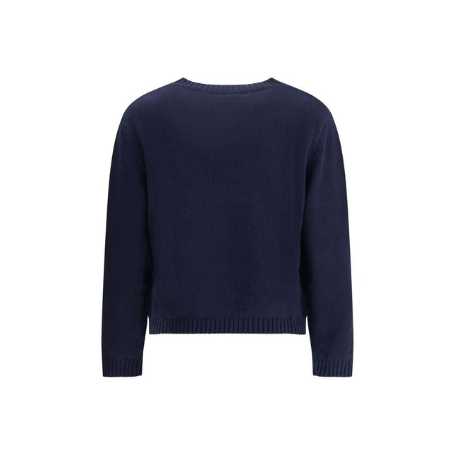 Max Mara Blue Cotton Sweatshirt