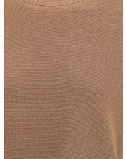 Max Mara Brown Polyester T-Shirt
