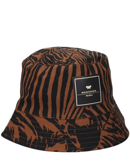 Max Mara Brown Cotton Bucket Hat