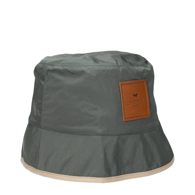 Max Mara Green Polyamide Bucket Hat
