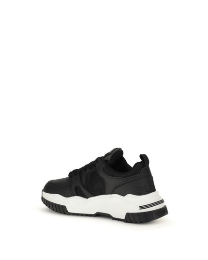 Philipp Plein Black Polyester Athletic Sneakers