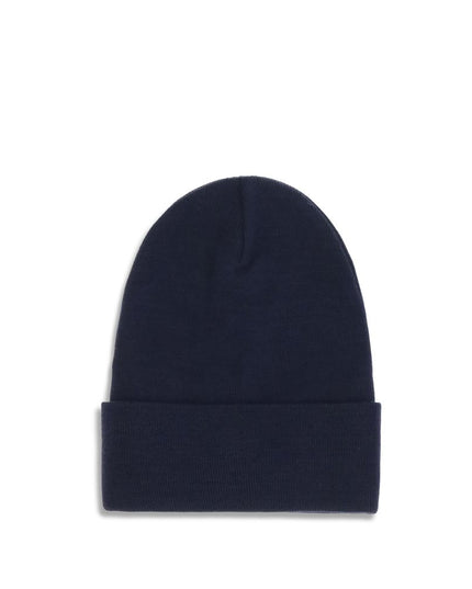 Moncler Grenoble Blue Fleece Wool Beanie