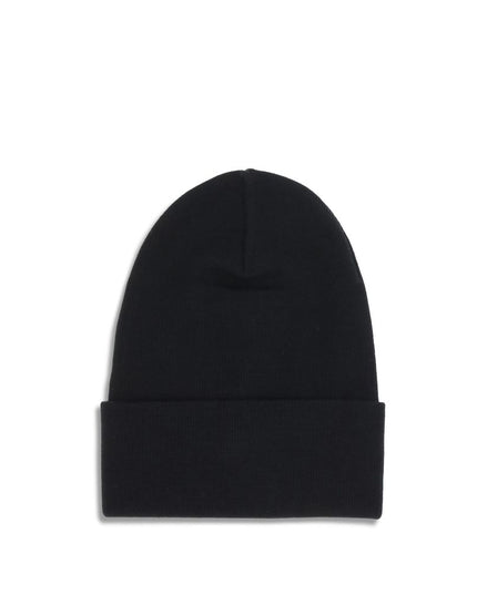 Moncler Grenoble Black Fleece Wool Beanie