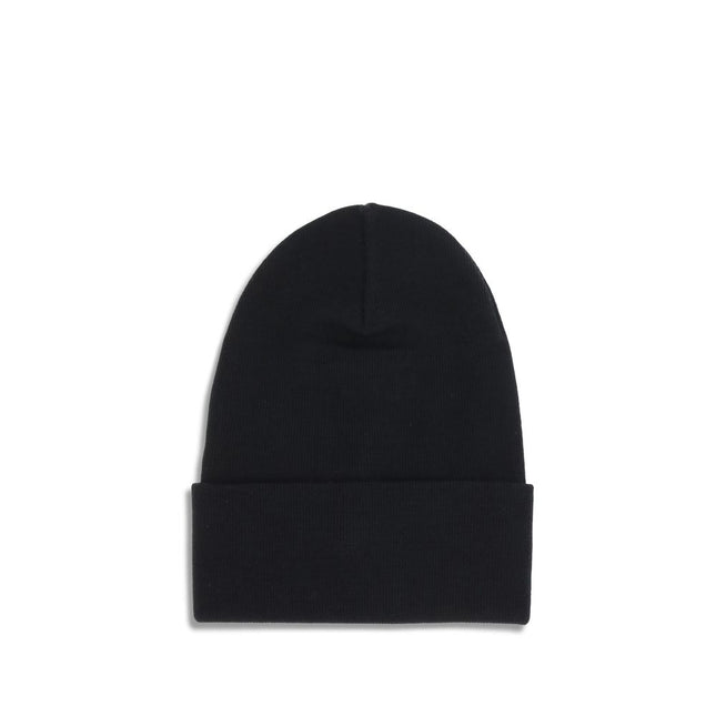 Moncler Grenoble Black Fleece Wool Beanie
