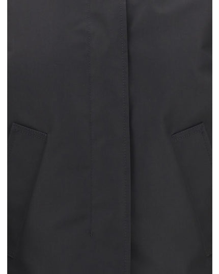 MONCLER x EDWARD ENNINFUL Black Polyester Full-Length Jacket