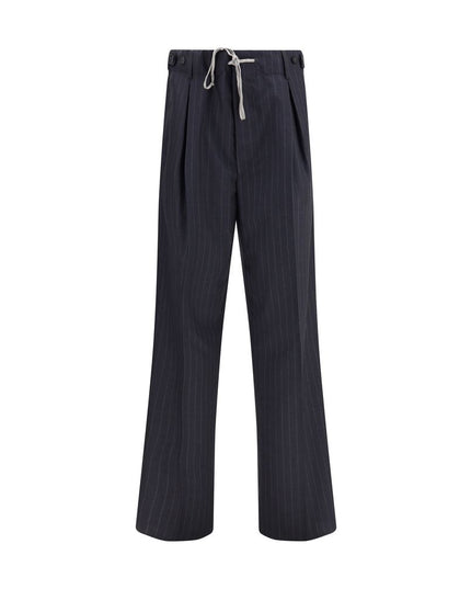 Margiela Gray Wool Casual Pants