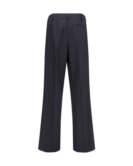 Margiela Gray Wool Casual Pants