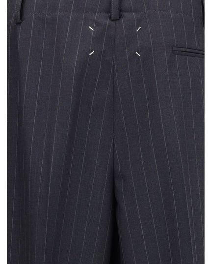 Margiela Gray Wool Casual Pants