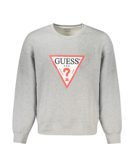 Guess Jeans Gray Cotton Sweatshirt