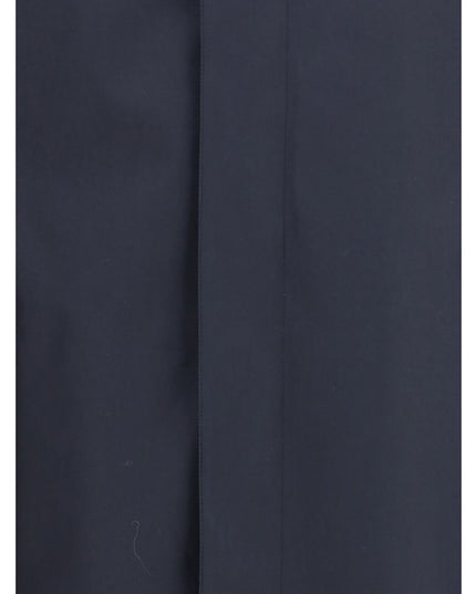 Burberry Blue Cotton Coat