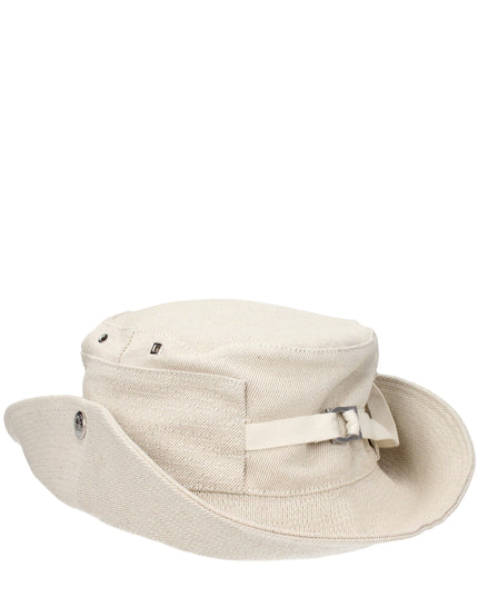 Jacquemus Beige Linen Bucket Hat