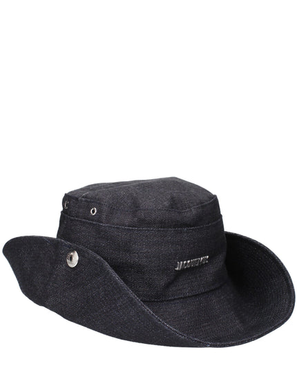 Jacquemus Blue Cotton Sunhat
