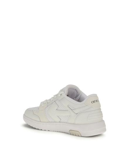 Off-White White Calf Leather Bos Taurus Low Top Sneakers