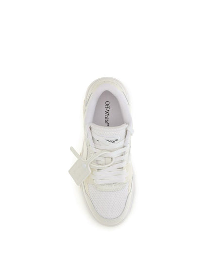 Off-White White Calf Leather Bos Taurus Low Top Sneakers