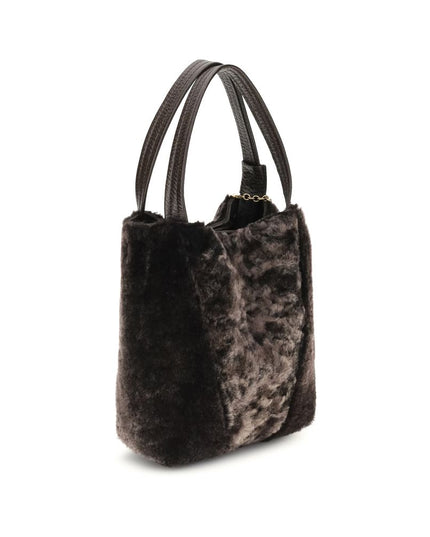 Chloé Brown Fur Shoulder Bag