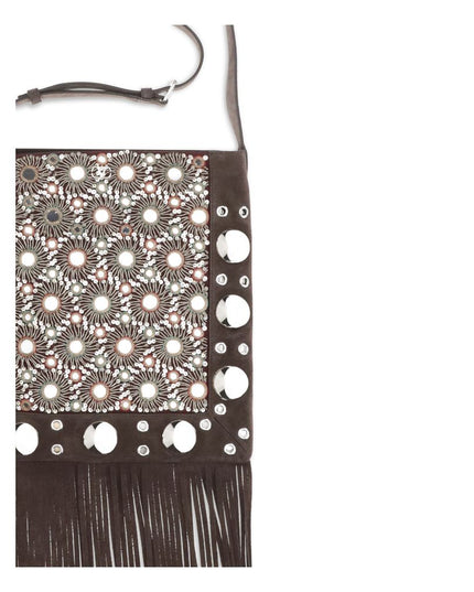 Valentino Garavani Brown Leather Shoulder Bag