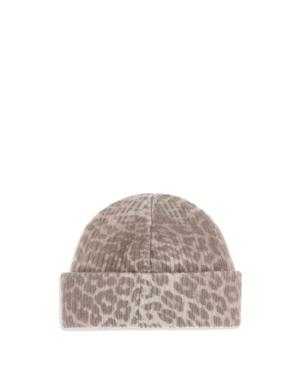 Ganni Beige Wool Beanie