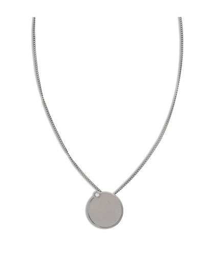MM6 Silver Brass Necklace