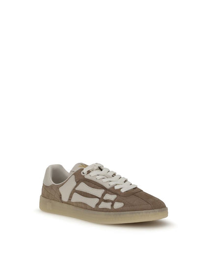 Amiri Beige Calf Leather Bos Taurus Athletic Sneakers