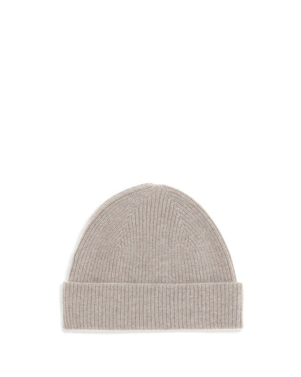 ZEGNA Beige Cashmere Beanie