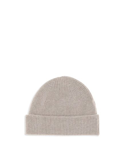 ZEGNA Beige Cashmere Beanie