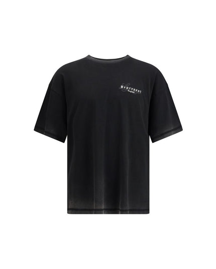 Represent Black Cotton T-Shirt